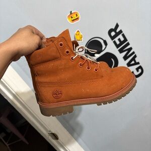 Timberland Rust Leather Boots